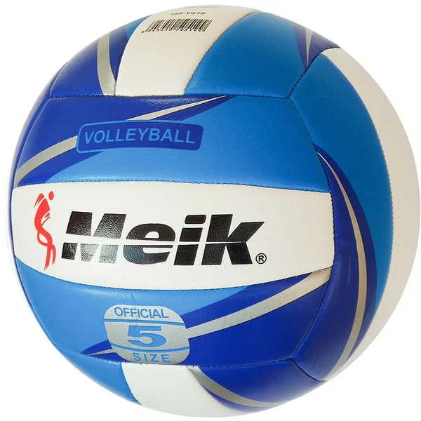 Реальное фото Мяч волейбольный Meik-QS-V519 C28683-1 TPU 2.5 270 гр синий 10020766 от магазина СпортСЕ