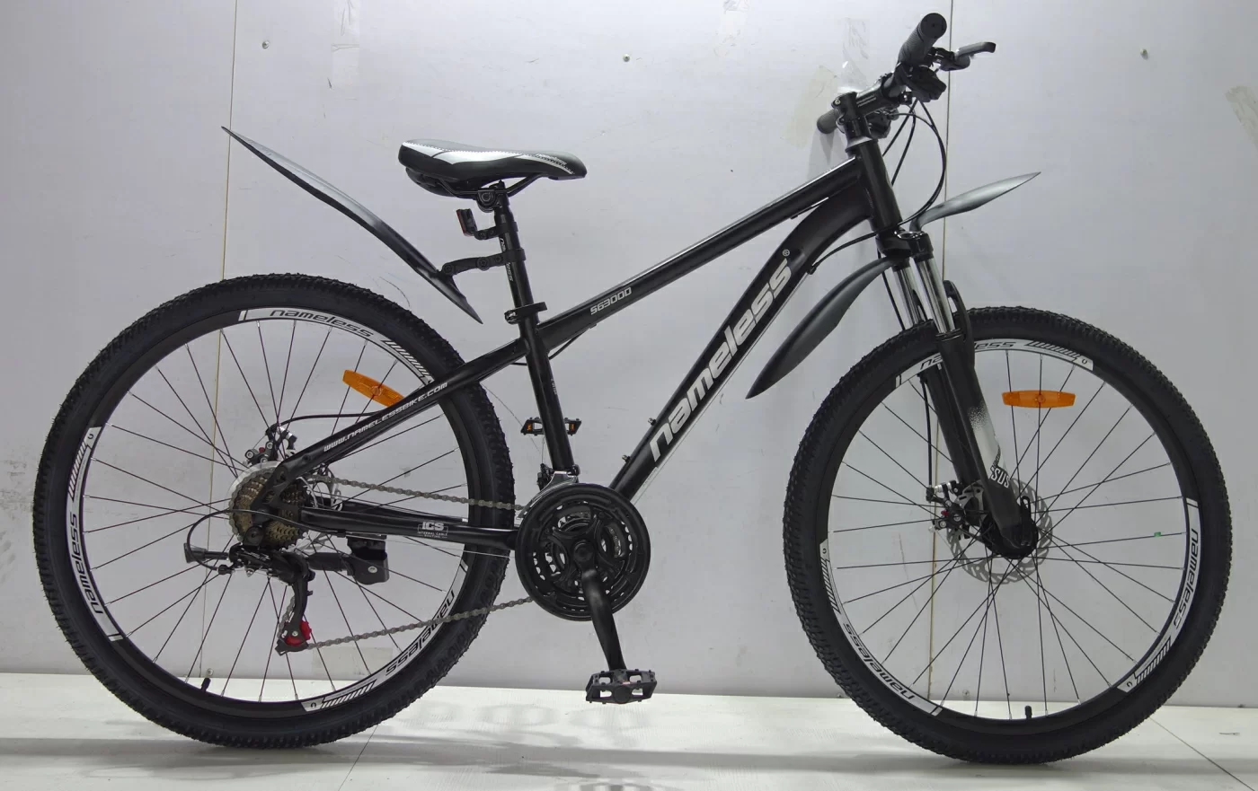Реальное фото Велосипед 26" Nameless S6300D, черный/серебристый, 13.5" (2024) от магазина СпортСЕ