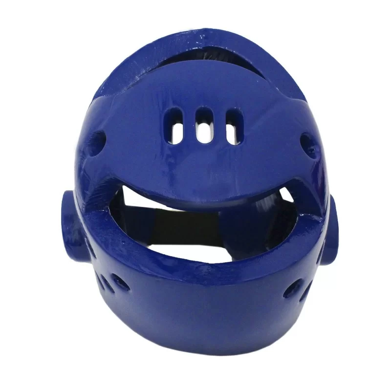 Реальное фото Шлем тхэквондо BoyBo Premium синий от магазина СпортСЕ