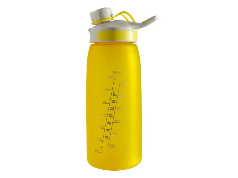 Реальное фото Бутылка для воды Barouge Active Life BP-913(900) желтая от магазина СпортСЕ
