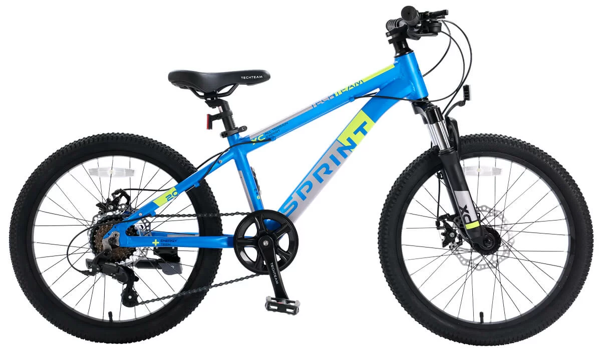 Реальное фото Велосипед TechTeam Sprint 20" синий от магазина СпортСЕ