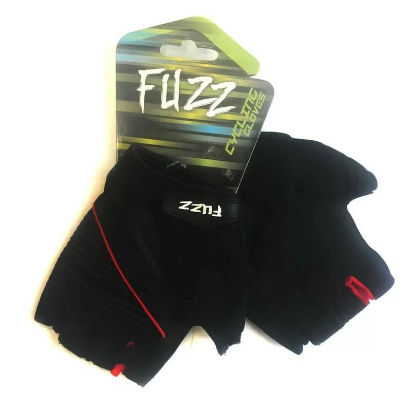 Реальное фото Перчатки Fuzz лайкра Gel comfort  р.XS черно-красные  08-202361 от магазина СпортСЕ