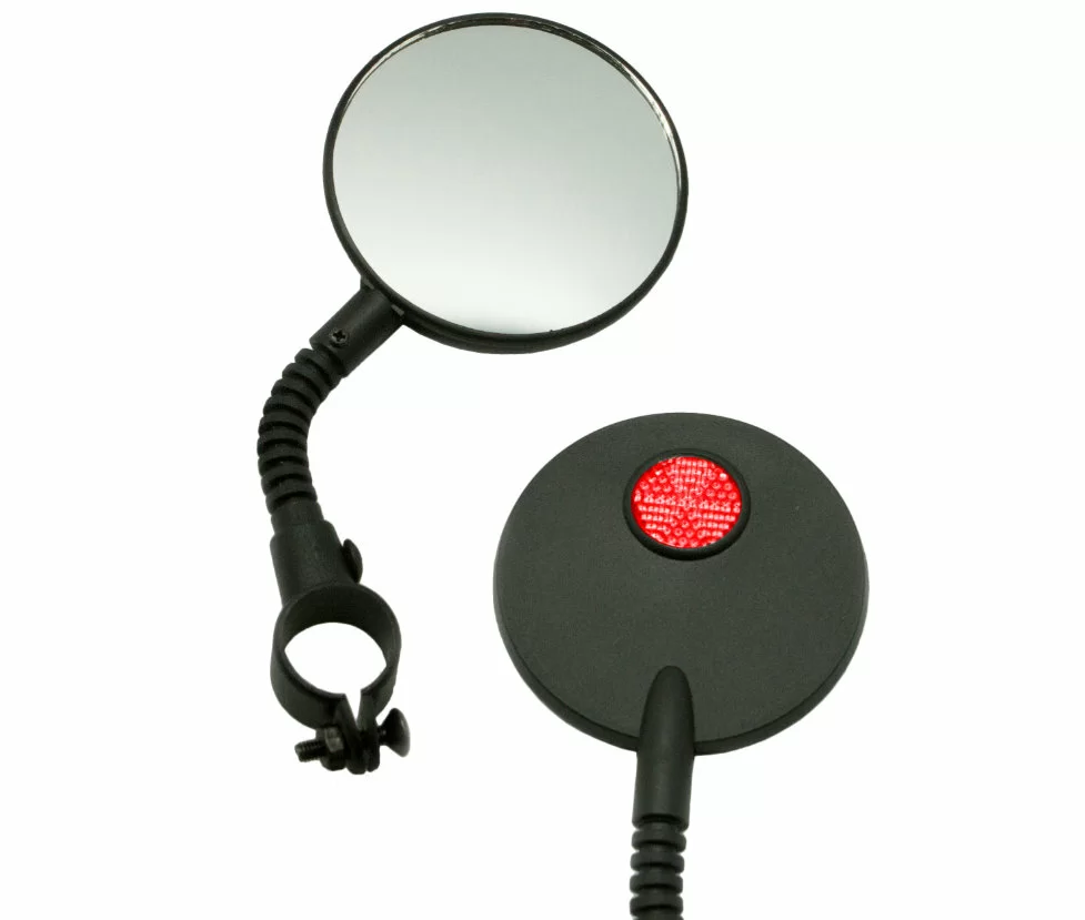 Реальное фото Зеркало круглое 2" на гибкой ножке с катаф. NTB17109 от магазина СпортСЕ