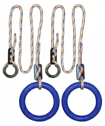 Кольца гимнастические круглые синий КГ01В-8