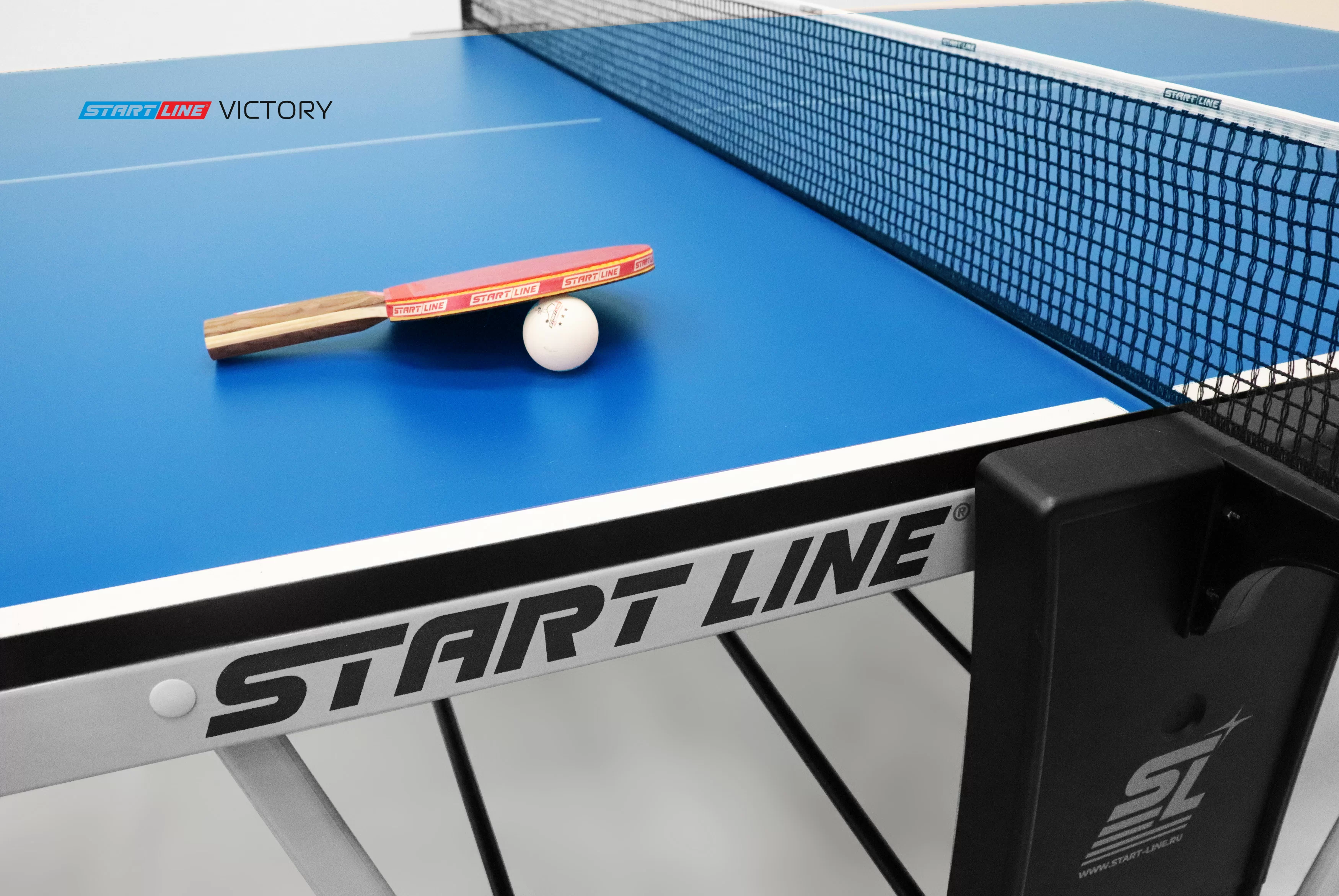 Реальное фото Стол теннисный VICTORY  Indoor Синий от магазина СпортСЕ