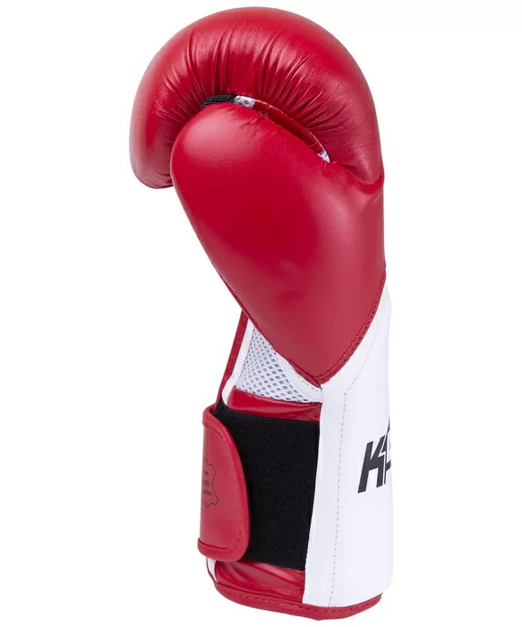 Реальное фото Перчатки боксерские KSA Scorpio к/з Red от магазина СпортСЕ