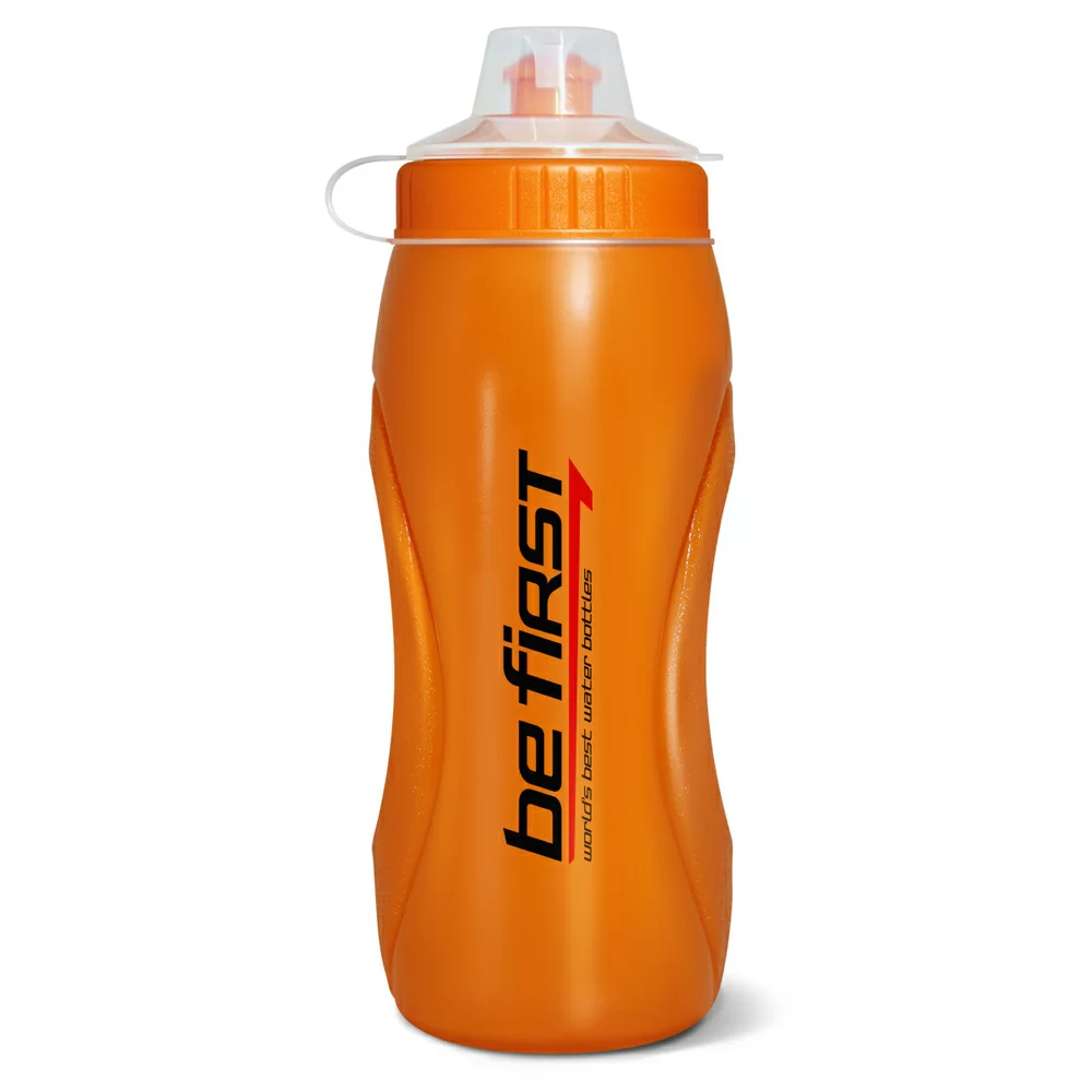 Реальное фото Бутылка для воды Be First 700 мл оранжевая SH209O от магазина СпортСЕ
