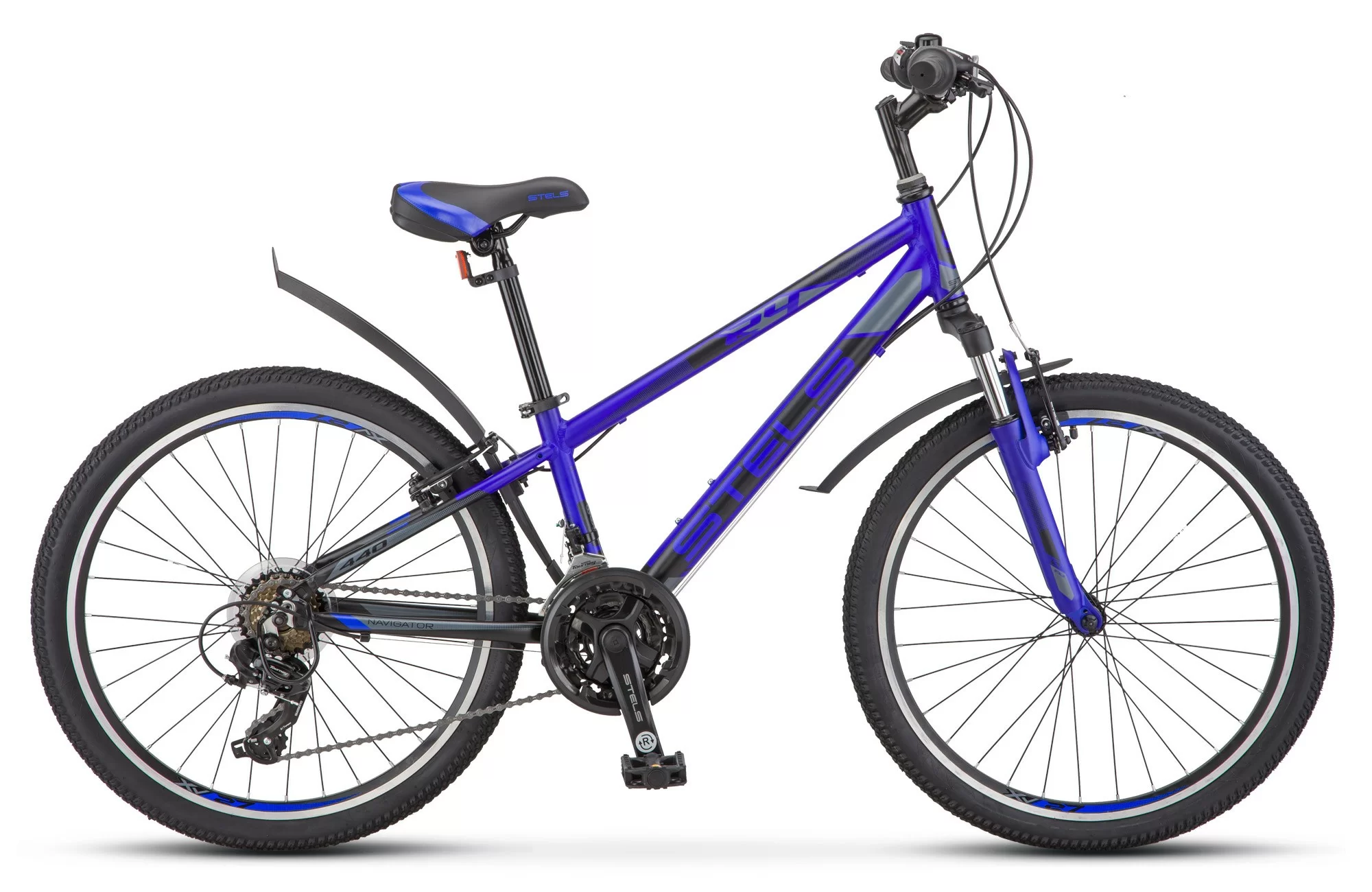 Реальное фото Велосипед Stels Navigator-440 V 24" синий V030 от магазина СпортСЕ