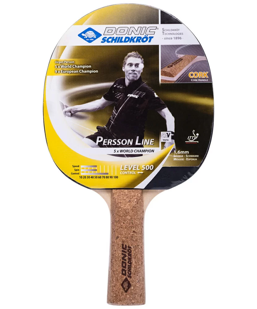 Реальное фото Ракетка для настольного тенниса Donic-Schildkröt Persson 500 УТ-00015330 от магазина СпортСЕ