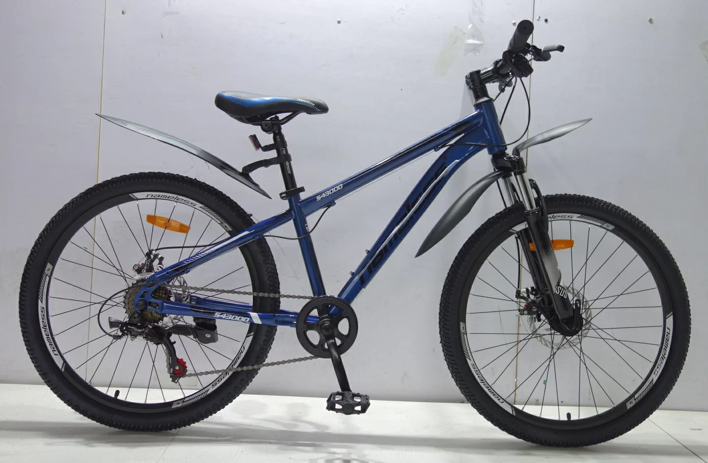 Реальное фото Велосипед 24" Nameless S4300D, синий/черный, 13" (2024) от магазина СпортСЕ