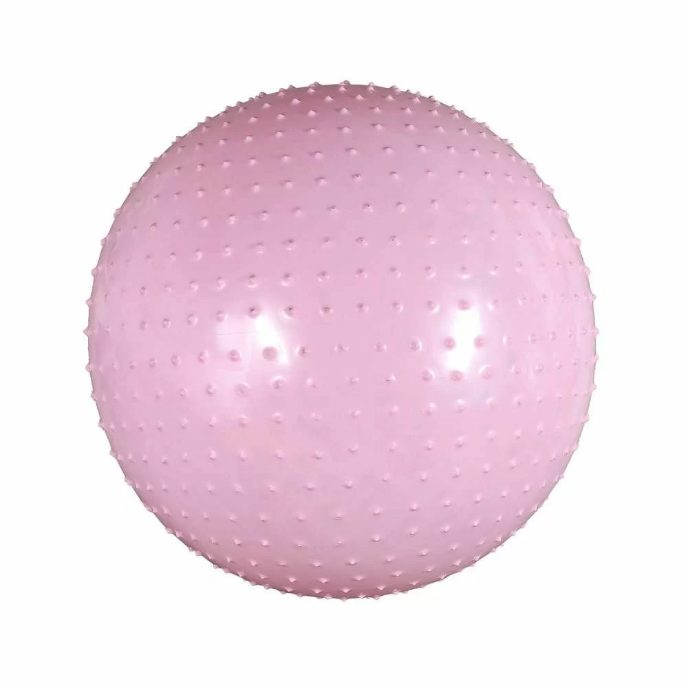 Реальное фото Мяч массажный 55 см (22") Body Form розовый BF-MB01 от магазина СпортСЕ