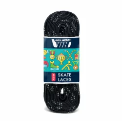 Шнурки хоккейные 305см без пропитки Well Hockey Hockey Skate Laces black 2328