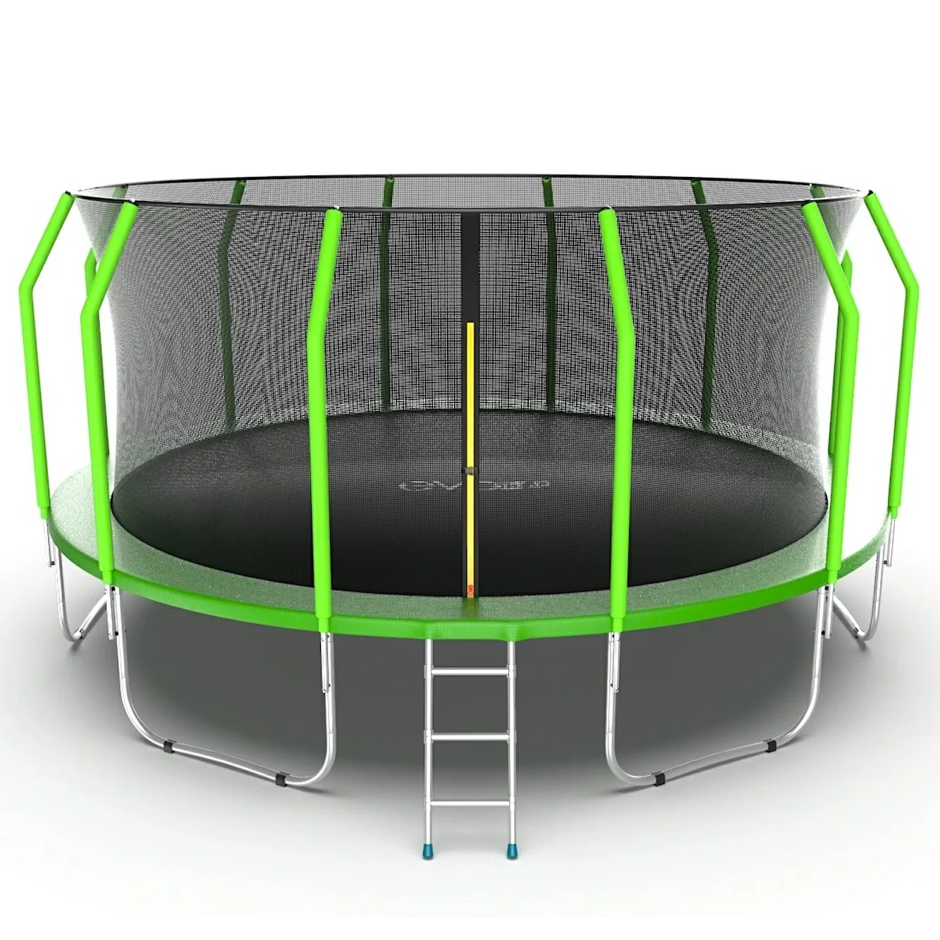 Реальное фото EVO JUMP Cosmo 16ft (Green) Батут с внутренней сеткой и лестницей, диаметр 16ft (зеленый) от магазина СпортСЕ