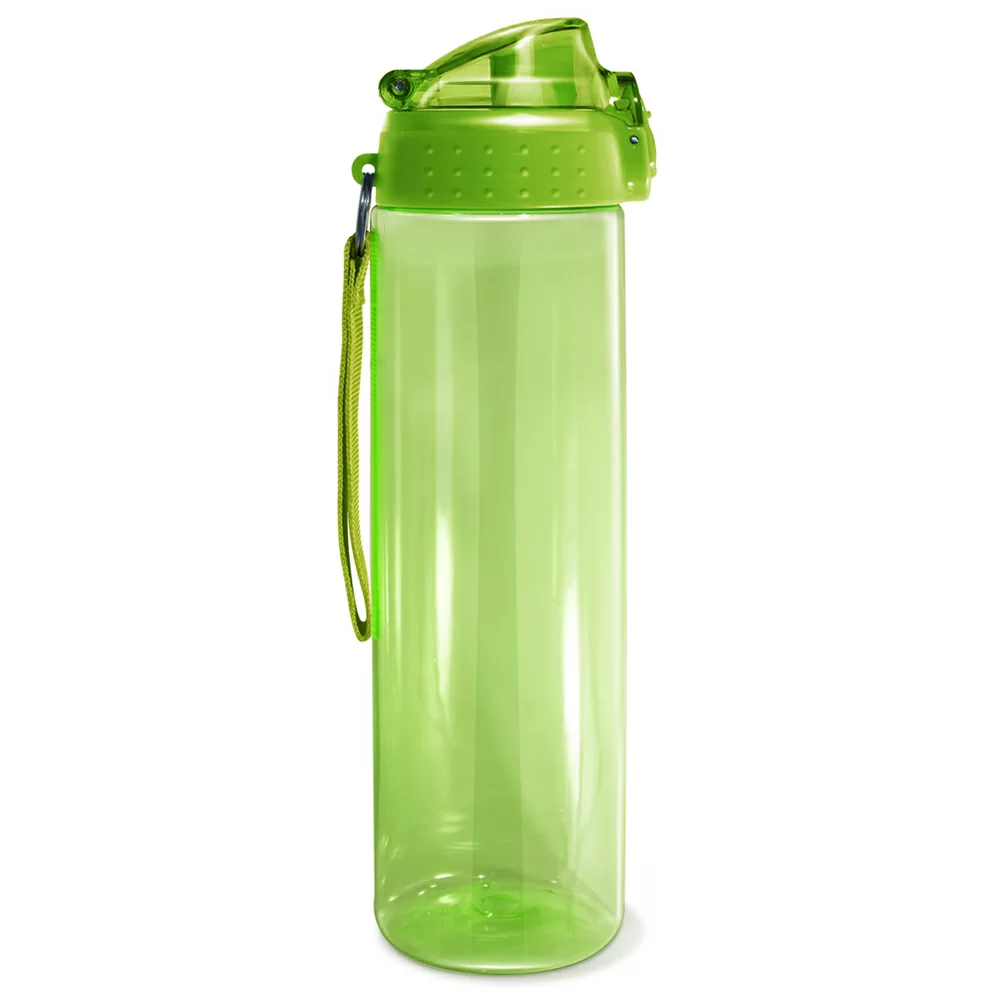 Реальное фото Бутылка для воды Be First 700 мл зеленая  SN2035-green-no от магазина СпортСЕ
