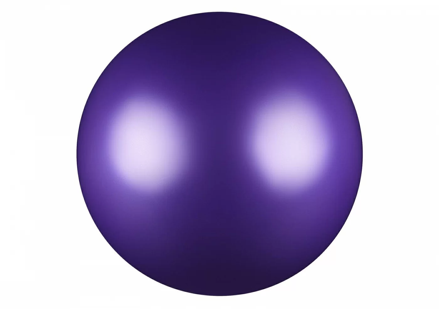 Реальное фото Мяч для художественной гимнастики 15 см Нужный спорт FIG Металлик фиолетовый AB2803 от магазина СпортСЕ