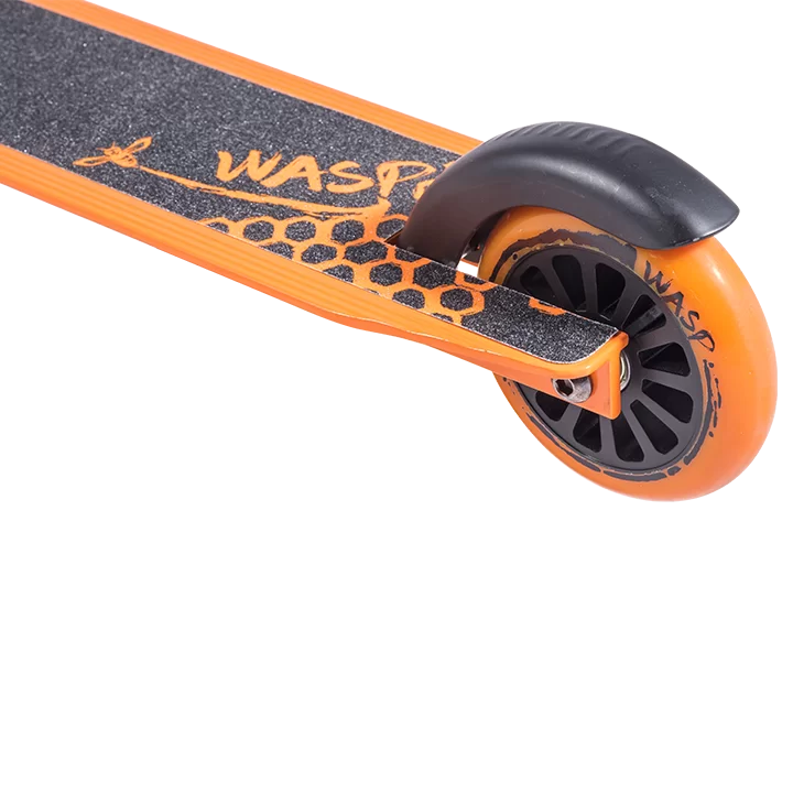 Реальное фото Самокат TechTeam Wasp (2019) имитац трюк для детей 3-5 orange от магазина СпортСЕ
