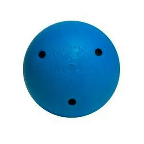 Реальное фото Мяч для смарт-хоккея тренировочный синий от магазина СпортСЕ
