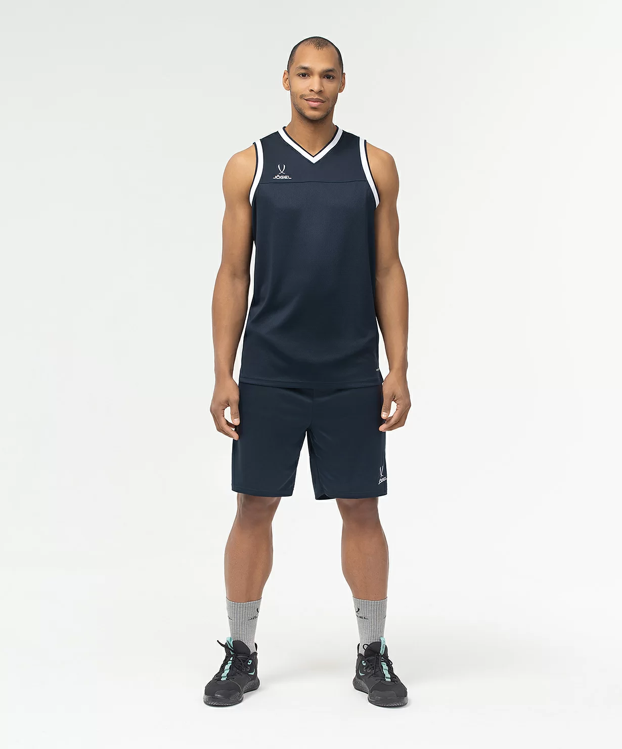 Реальное фото Шорты баскетбольные PerformDry Division Star, темно-синий - XS от магазина СпортСЕ