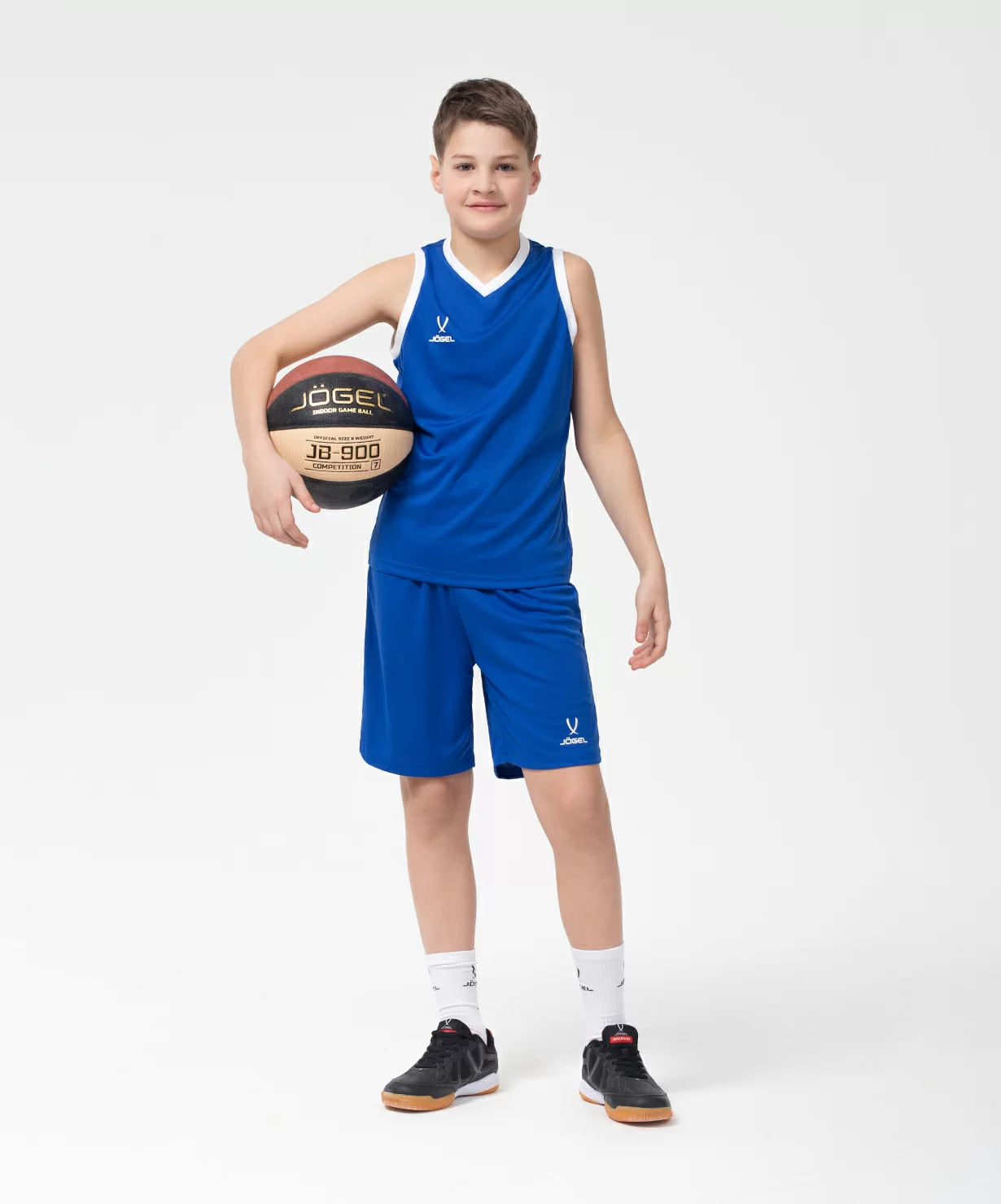 Реальное фото Шорты баскетбольные Camp Basic, синий, детский от магазина СпортСЕ