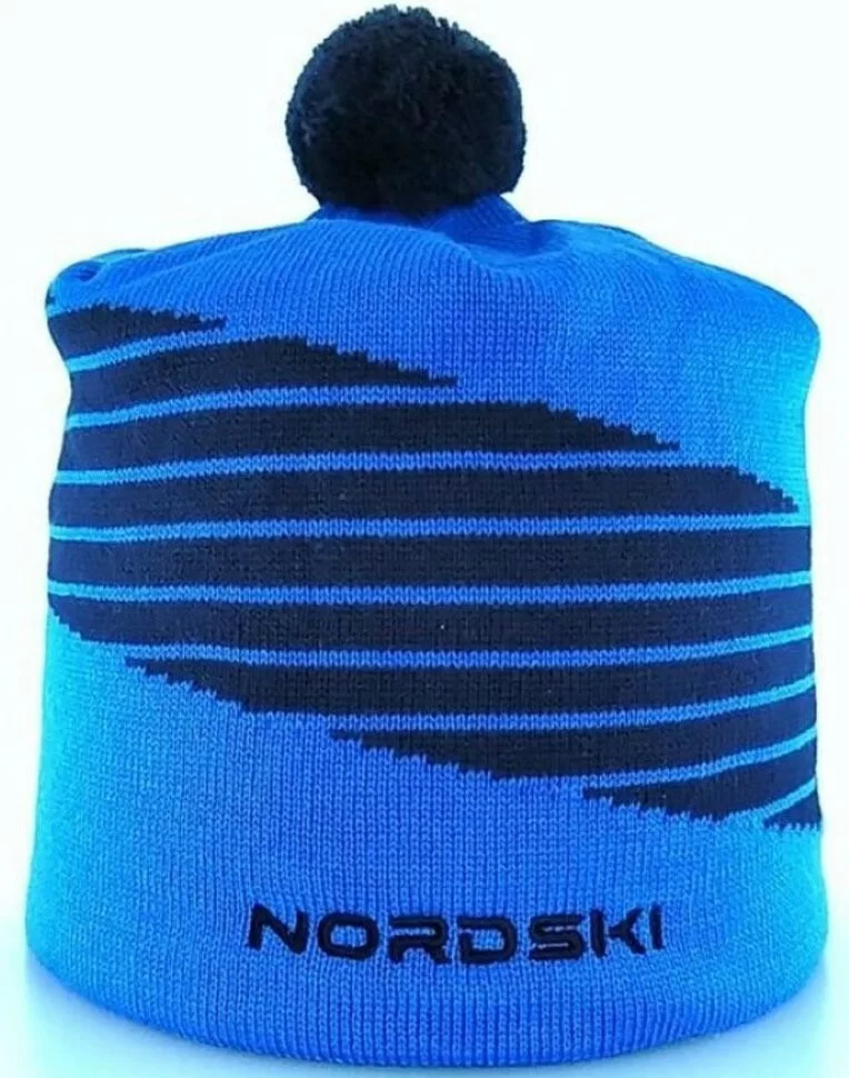 Реальное фото Шапка Nordski Line Light blue (one size) NSV474790 от магазина СпортСЕ