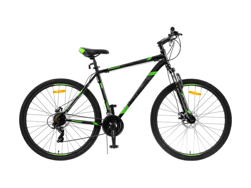 Реальное фото Велосипед Stels Navigator-900 MD 29" (2021) чёрный/зелёный F010 от магазина СпортСЕ