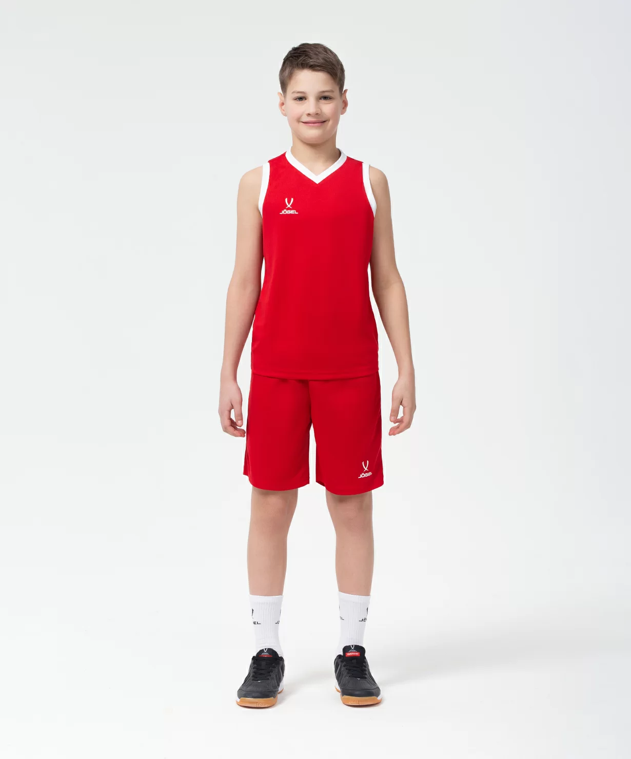 Реальное фото Шорты баскетбольные Camp Basic, красный, детский от магазина СпортСЕ