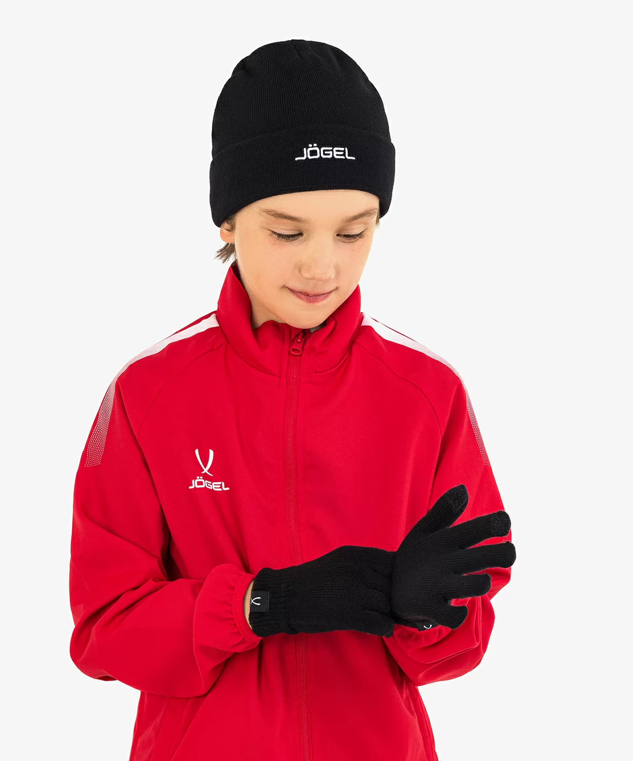 Реальное фото Перчатки зимние ESSENTIAL Touch Gloves, черный от магазина СпортСЕ