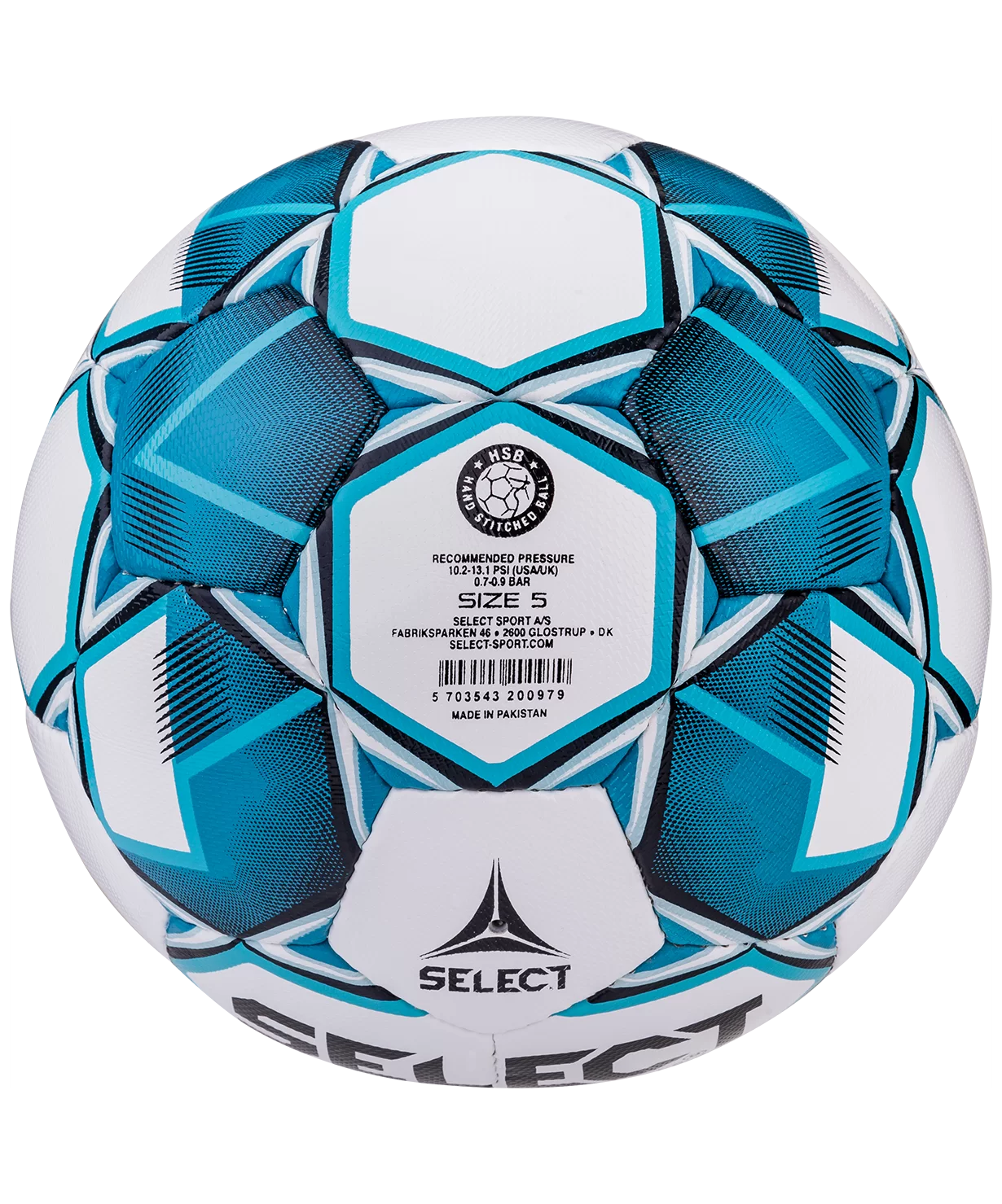 Реальное фото Мяч футбольный Select Team IMS №5 белый/синий/черный 815419 от магазина СпортСЕ