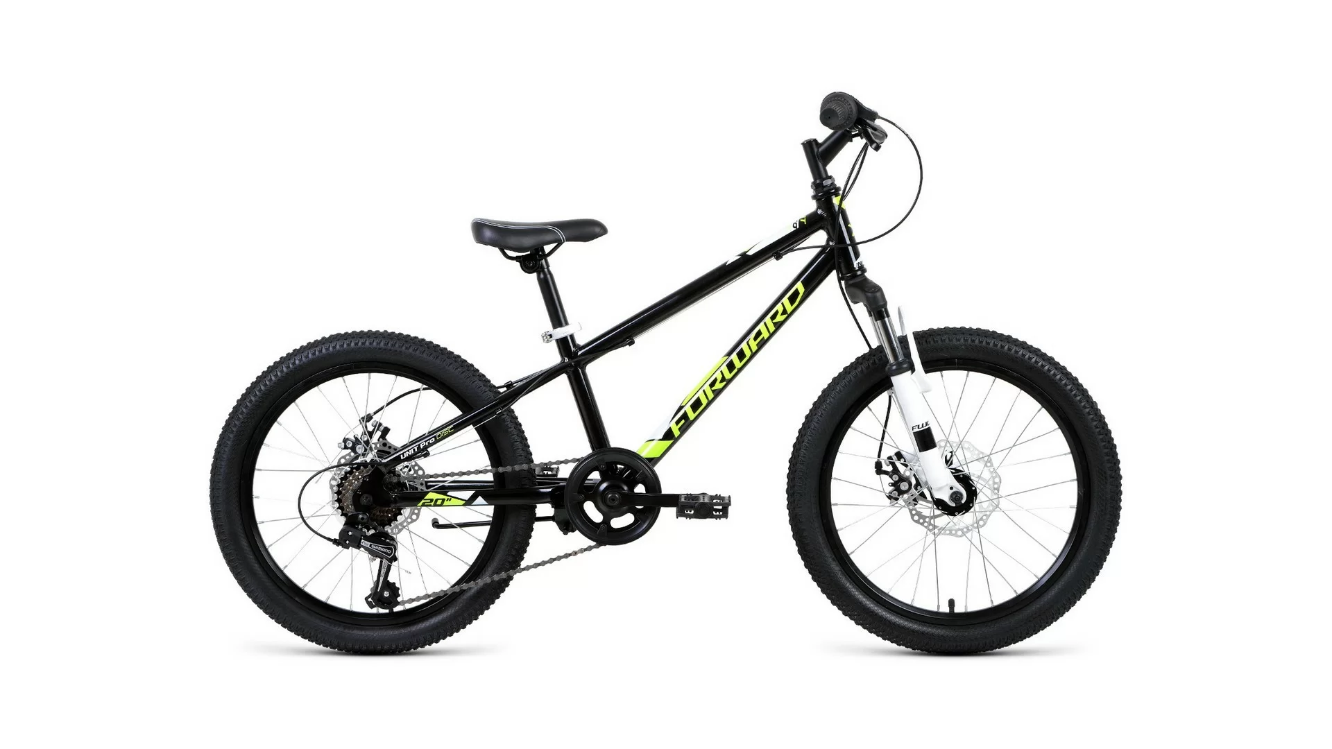 Реальное фото Велосипед Forward Unit PRO 20 disc (2020) черный RBKW01606003 от магазина СпортСЕ