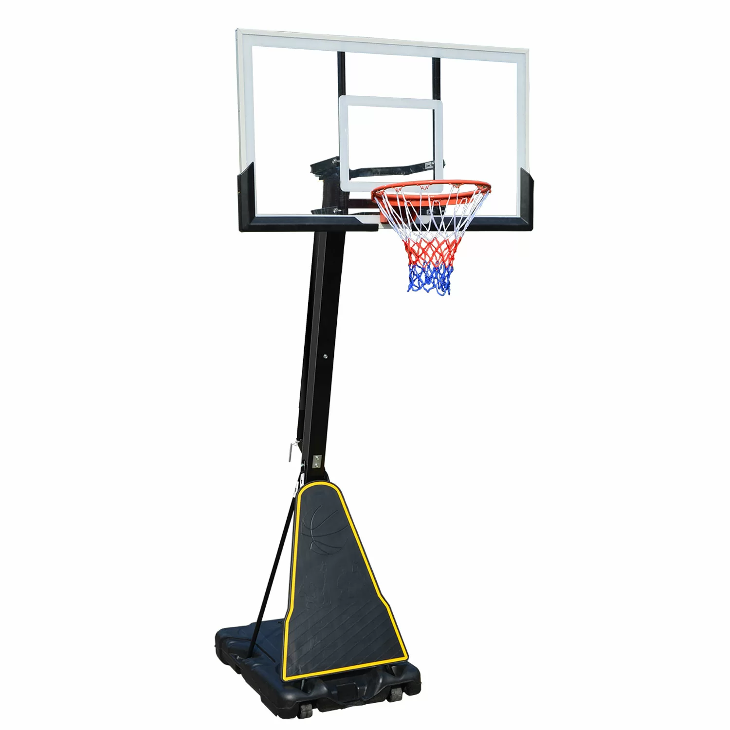 Реальное фото Баскетбольная мобильная стойка DFC STAND60A 152x90cm акрил (два короба) от магазина СпортСЕ