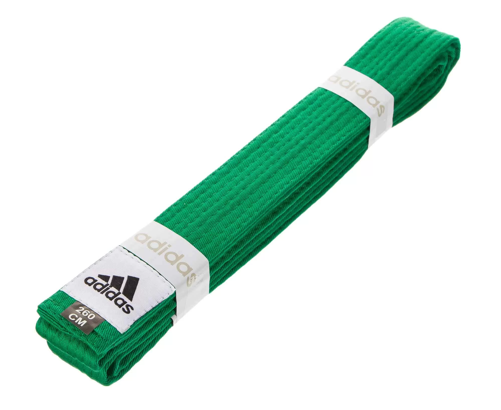 Реальное фото Пояс для единоборств 3 м Adidas Club зеленый adiB220 от магазина СпортСЕ