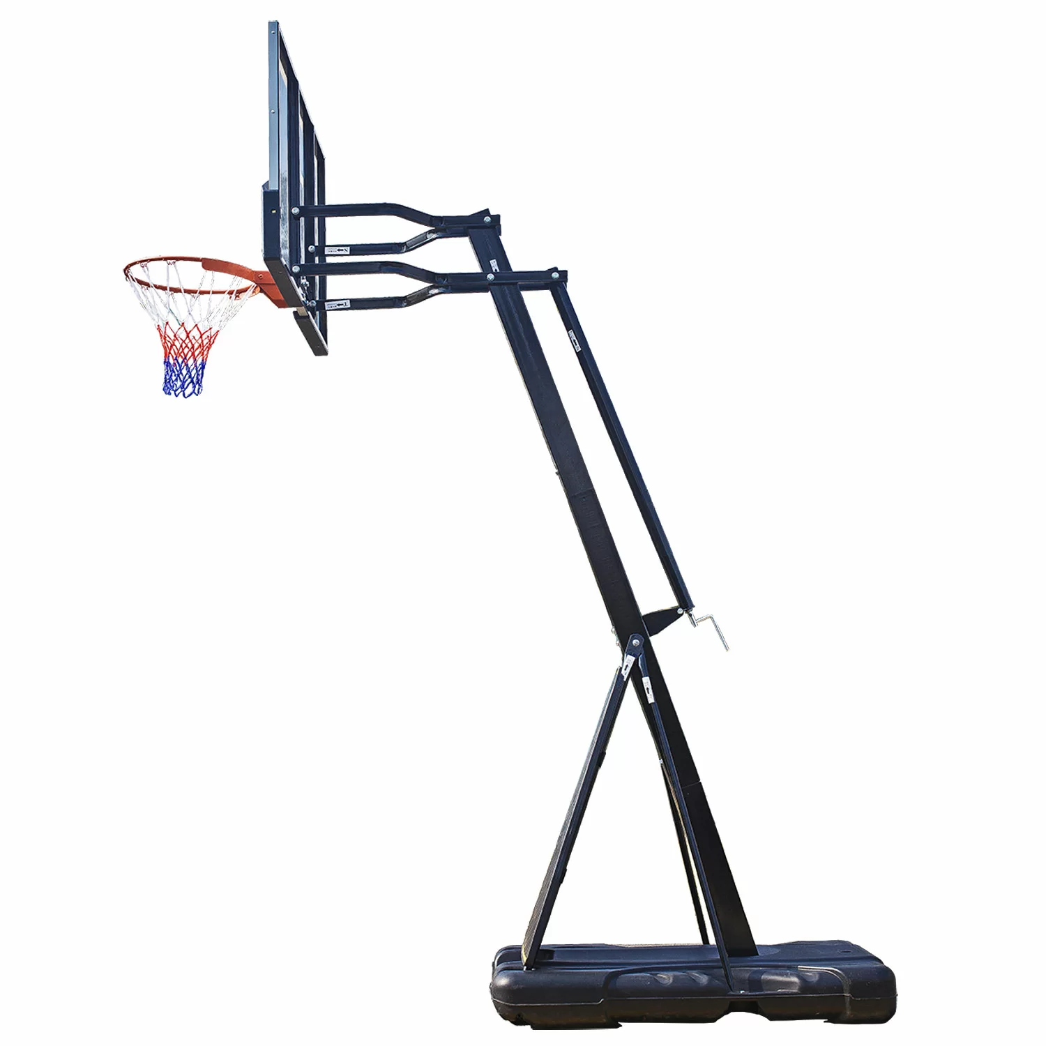 Реальное фото Баскетбольная мобильная стойка DFC STAND60A 152x90cm акрил (два короба) от магазина СпортСЕ