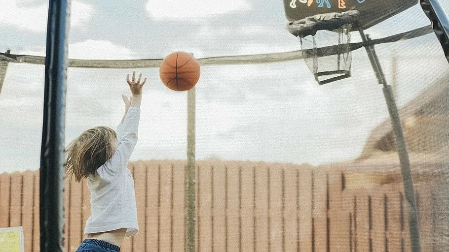 Реальное фото Батут Hasttings Air Game Basketball (2,44 м) от магазина СпортСЕ