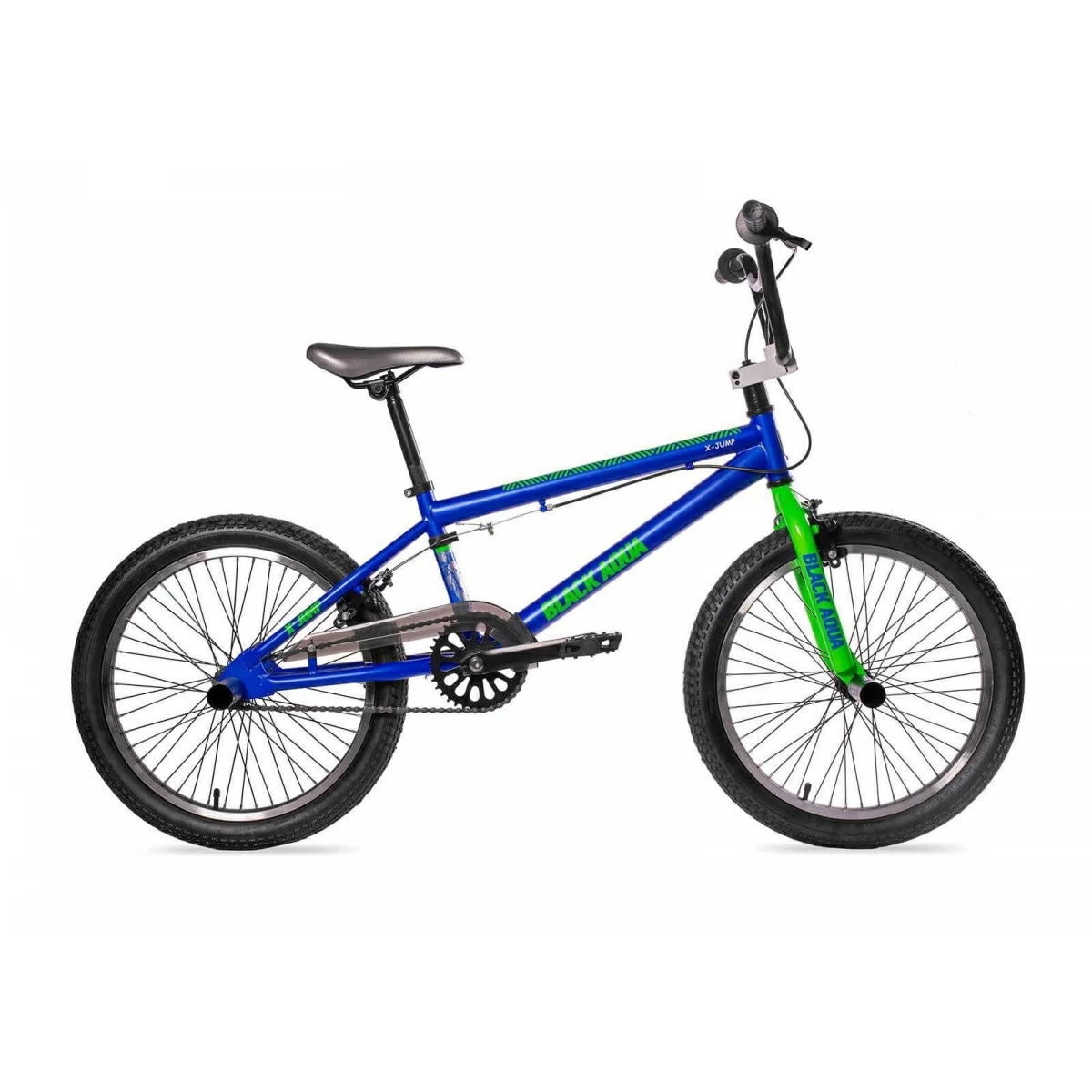 Реальное фото Велосипед Black Aqua Jump 1.0 20" синий-зелёный GL-601V от магазина СпортСЕ