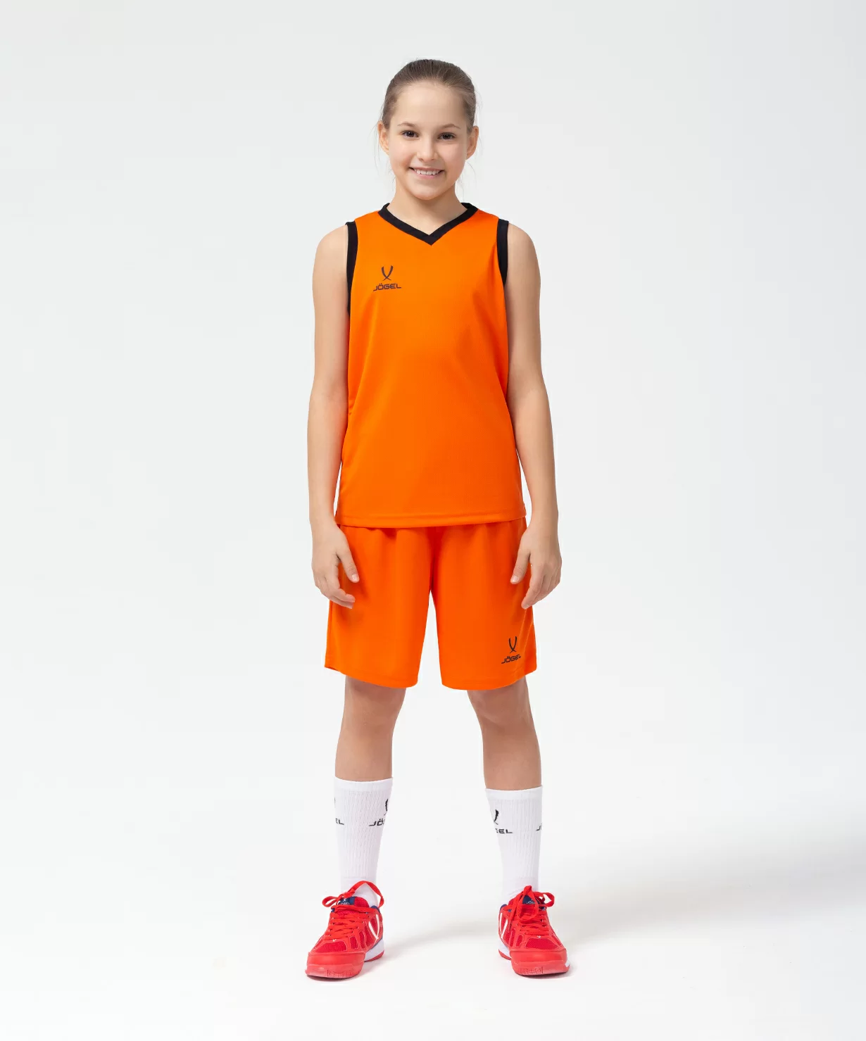 Реальное фото Майка баскетбольная Camp Basic, оранжевый, детский от магазина СпортСЕ