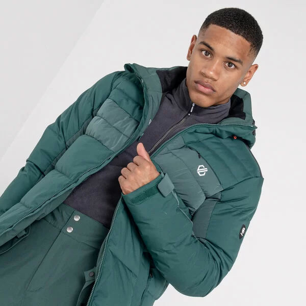 Реальное фото Куртка Denote Jacket (Цвет GAD, Зеленый) DMP464 от магазина СпортСЕ