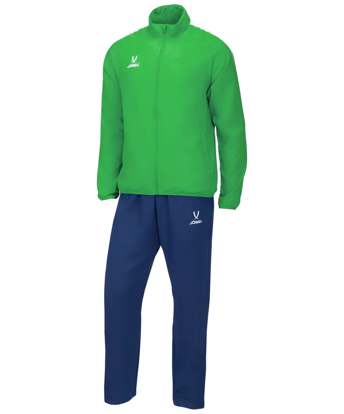 Реальное фото Костюм спортивный CAMP Lined Suit, зеленый/темно-синий, детский от магазина СпортСЕ