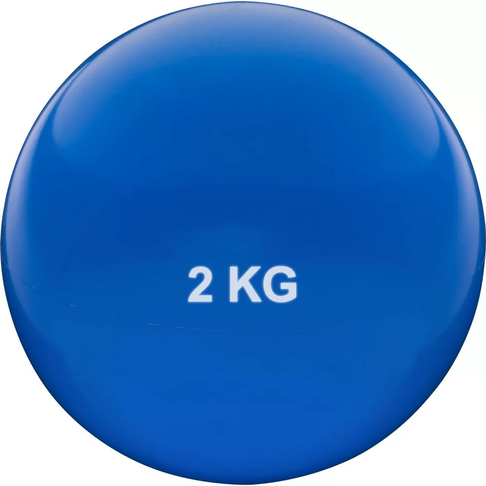 Реальное фото Медбол 2 кг HKTB9011-2 d-13см ПВХ/песок синий 10016830 от магазина СпортСЕ