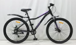 Велосипед 26" AVENGER A261DW, черный/фиолетовый (2024)