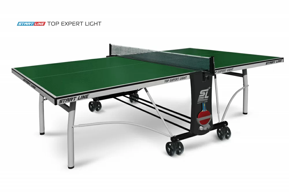 Реальное фото Теннисный стол Start Line Top Expert Light green от магазина СпортСЕ