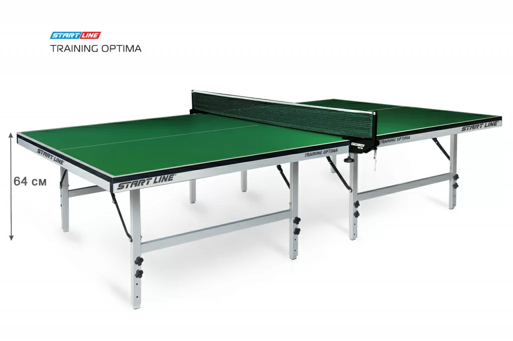 Реальное фото Теннисный стол Start Line Training Optima green от магазина СпортСЕ