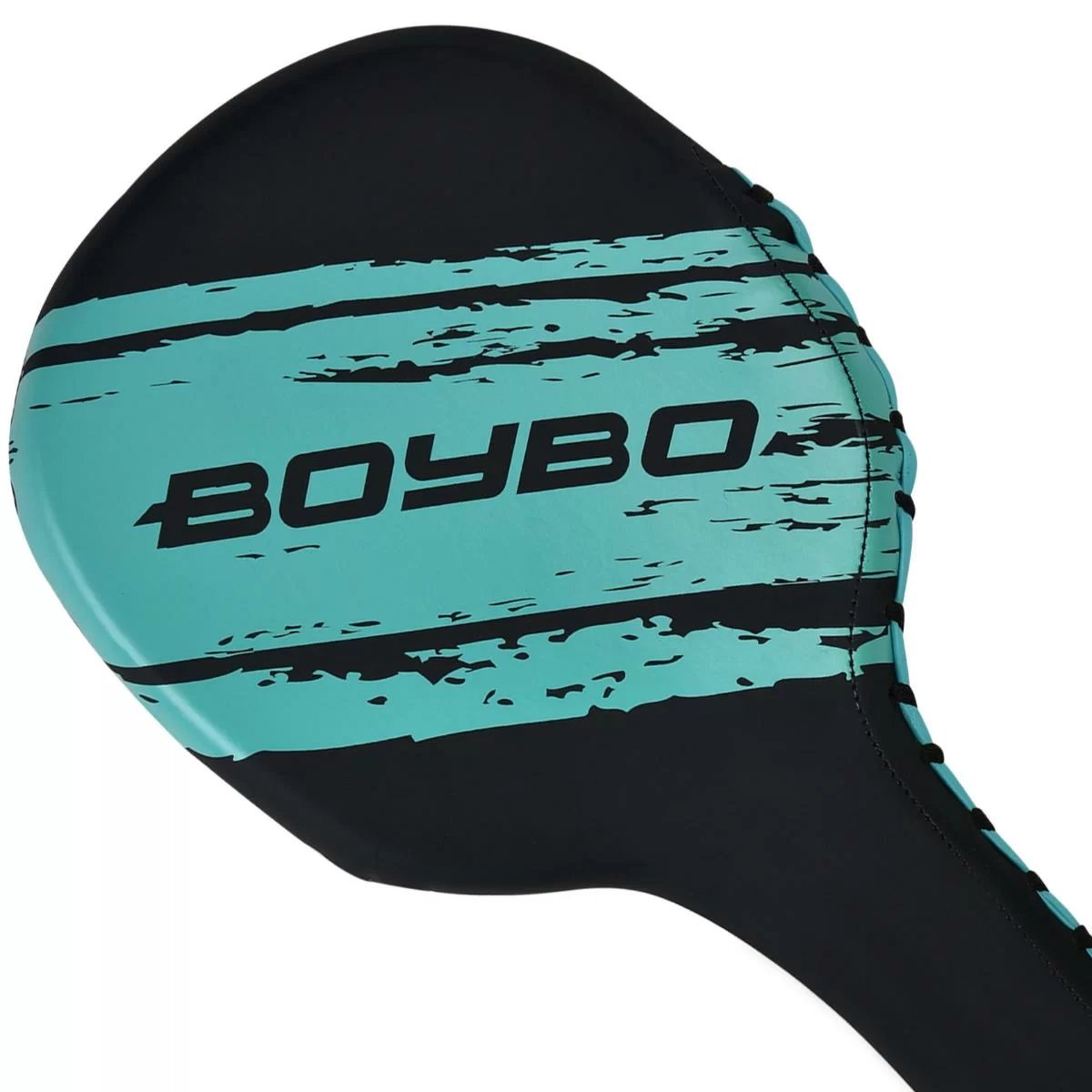 Реальное фото Лапа-ракетка BoyBo Stain Флекс черно-голубой BPRT300 от магазина СпортСЕ
