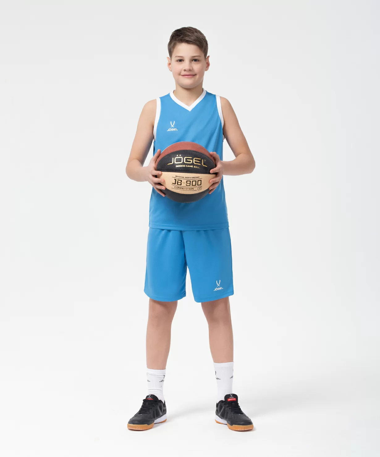 Реальное фото Майка баскетбольная Camp Basic, бирюзовый, детский от магазина СпортСЕ