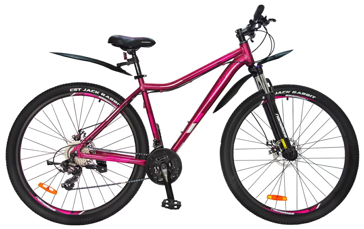Реальное фото Велосипед 29" Nameless J9600DW,  бордовый/розовый, 19" (2024) от магазина СпортСЕ