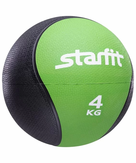 Реальное фото Медбол 4 кг StarFit Pro GB-702 зеленый УТ-00007301 от магазина СпортСЕ