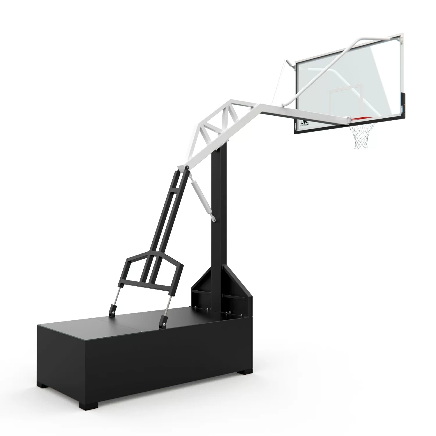 Реальное фото Баскетбольная мобильная стойка DFC STAND72GP ROLITE от магазина СпортСЕ