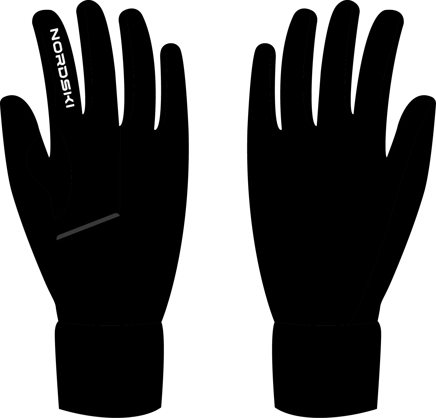Реальное фото Перчатки Nordski Active Black WS NSU115100 от магазина СпортСЕ