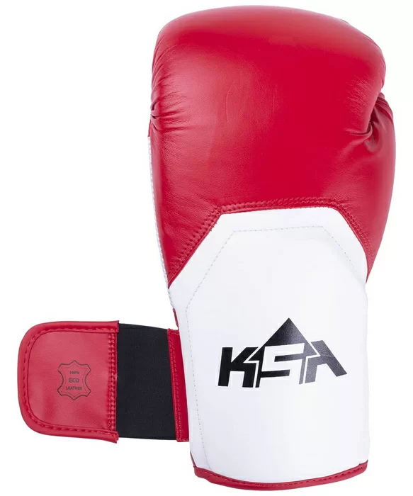 Реальное фото Перчатки боксерские KSA Scorpio к/з Red от магазина СпортСЕ