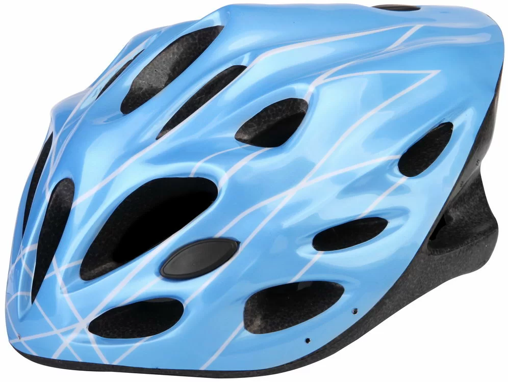 Реальное фото Шлем MV-21 (out-mold) голубой от магазина СпортСЕ