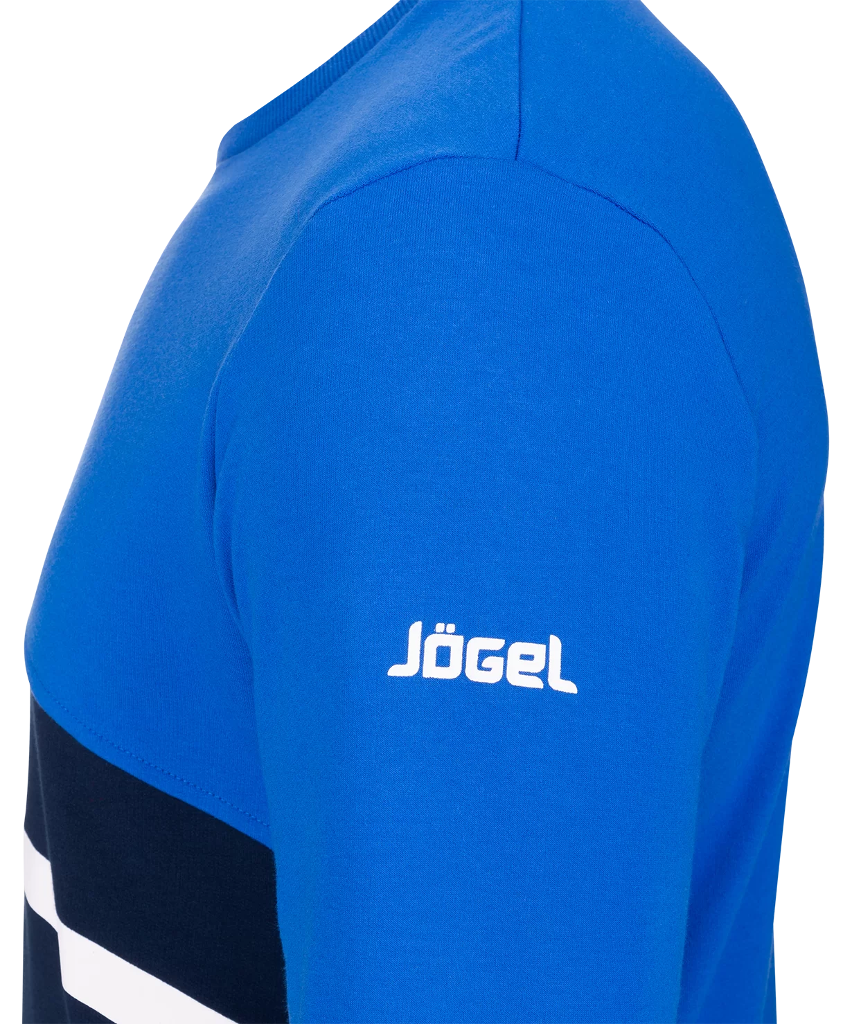 Реальное фото Тренировочный костюм JCS- 4201-971, хлопок, темно-синий/синий/белый от магазина СпортСЕ